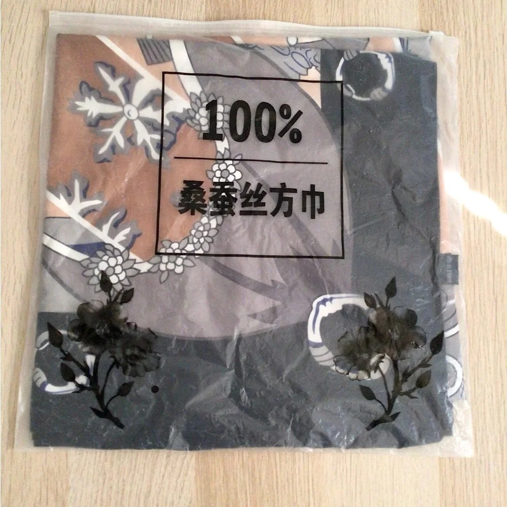 Contemporary Square Silk Scarf